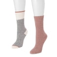 thumbnail image 4 of MukLuks Women's Crew Socks, 2-Pairs, 4 of 5