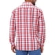 thumbnail image 3 of CAMISA DE VESTIR DE MANGA LARGA A CUADROS PARA HOMBRE INSPIRAR CHIC, CON COLLAR PUNTA Y BOTONES, TALLA XL, ROJO Y BLANCO, 3 of 6