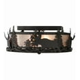 thumbnail image 7 of Meyda Tiffany 136320 Moose At Dusk 2 Light 17" Wide Semi-Flush Drum Ceiling Fixture -, 7 of 7