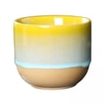 thumbnail image 1 of 4 Tazas De Cerámica De 150 Ml, Taza De Sake De Estilo Japonés, Taza De Café Expreso Para Agua, Leche Con Leche, Color Amarillo, 1 of 8