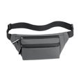 thumbnail image 1 of Bolsa de cuerpo cruzado con bolso de cintura de nylon correa ajustable para la fiesta de pesca en la calle Gris, 1 of 8