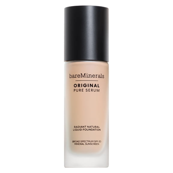 bareMinerals ORIGINAL PURE SERUM LIQUID SKINCARE FOUNDATION MINERAL SPF 20, Fair Cool 1