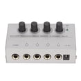 thumbnail image 3 of HA400 4 Channel Stereo Headphone Amplifier, Ultra Compact Low Noise Amplifier, for Studio and Stage Use with 4 Independent Stereo High Power Amplifier Sections, 3 of 7