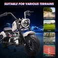 thumbnail image 7 of Towallmark 36V Kids Electric Dirt Bike, 350W Off-Road Motorcycle, Max 16.5 Mph, Ride On Electric Motorcycle with Removable Training Wheels, Spring Suspension, Leather Seat, Led Light,Music, 7 of 7