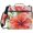 Scarlet Hibiscus, variant on Pink-rose Butterflies Printed Zipper Binder with Handle&Shoulder Strap 2 inch 3 Ring 500 300 Sheet Capacity File Folder Organizer