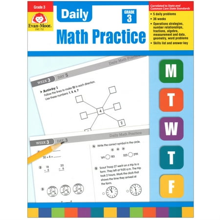 Evan-Moor Daily Math Practice, Grade 3