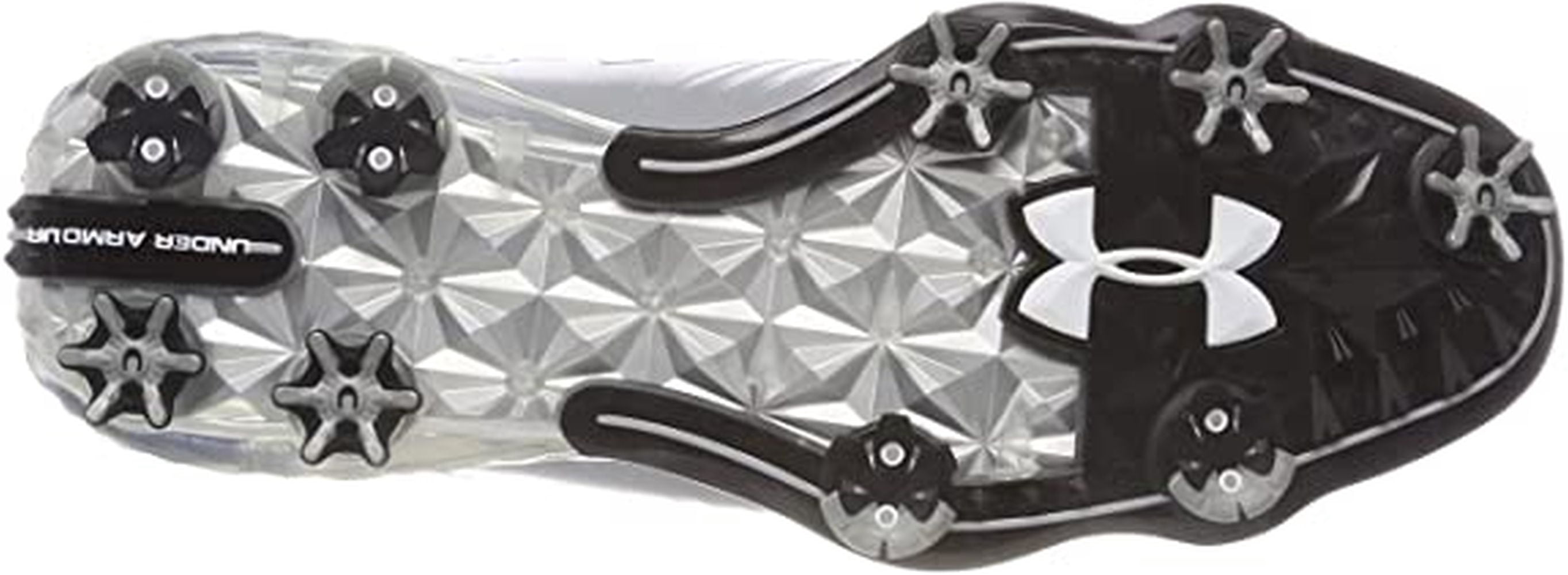 Under Armour Match Play Golf Shoes (Steel/Black, 8, Medium 