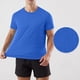 thumbnail image 1 of pstuiky camiseta de hombre, Camisa informal de malla con agujeros, ventilación, cremallera y solapa de manga corta para hombre, color liso camisas casuales para hombre s, 1 of 9