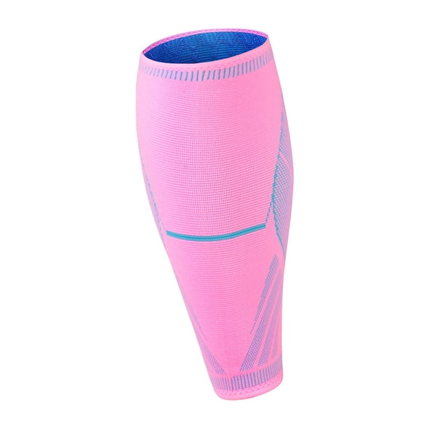 KAKOWELY 2 pares de mangas de compresión para pantorrillas, para hombres y mujeres, sin pies, para varices, lactancia, embarazo, correr, color rosa.