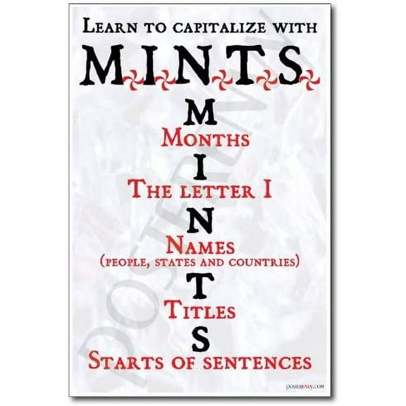 MINTS - NEW Classroom Reading and Writing Poster