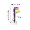 thumbnail image 3 of REK Durable Pet Toy For Large Birds Indoor Outdoor Goose High Temperature Synthetic Hair Wig Design Chewing Activity, 3 of 5