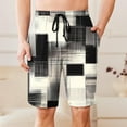 thumbnail image 2 of Mens Pantalones de Verano Ligero Casual Algodón Medio Pantalones Cortos, Ropa de Dormir de Color Sólido Y Pantalones de Vestuario, 2 of 8