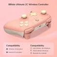 thumbnail image 2 of 8Bitdo Ultimate 2C Wireless Controller for Windows PC and Android, Gamepad with 1000Hz Polling Rate, Remappable L4/R4 Bumpers, Rumble Vibration and Turbo Function, 2 of 7