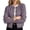 *Purple, variant on Women's Long Sleeve Button Down Cropped Knit Cardigan,Casual Short Sweater Jacket