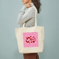 thumbnail image 3 of CafePress - Valentine Barf_B Tote Bag - Unisex Canvas Tote Bag, Beige, 1-Piece, 3 of 7