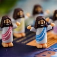 thumbnail image 2 of SharkTRUE Mini Figures Rubber Little Figurine Loves You Religious Little Cute Miniature Tiny Rubber Figures Doll for Hide and Seek, 2025 Sunday Schoo, Baptism Gifts, 2 of 9