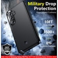 thumbnail image 4 of Funda de teléfono SPIDERCASE para Samsung Galaxy S24 Plus negra, 4 of 8