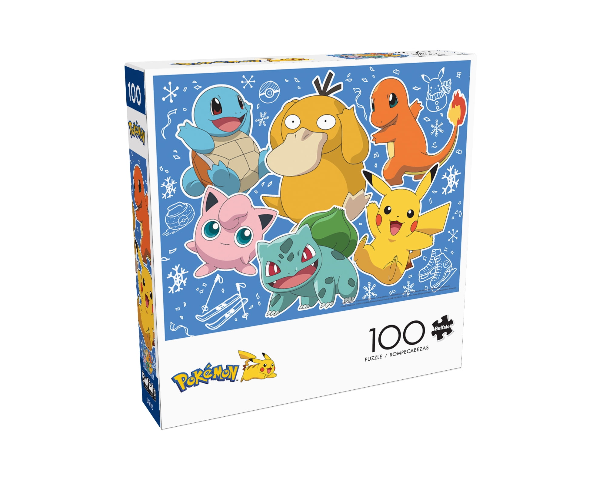 Buffalo Games 100-Piece Pokemon Kanto Holiday Interlocking Jigsaw Puzzle