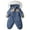 Navy, variant on Toddler One 𝗣iece Snowsuits Ski Suits Winter Water-Proof Coats Thicken Sno𝗐 Jackets Jumpsuits for Kids Boys Girls
