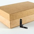 thumbnail image 4 of BRIGHTFUFU 10pcs Decorative Box Lid Hinge Iron Black Simple and Practical Wood Box Hinge, 4 of 8