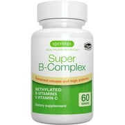 Super B-Complex - Methylated B Complex Vitamins, Folate & Methylcobalamin, Vegan, 60 Small Tablets