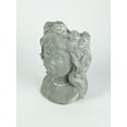 thumbnail image 2 of A&B Home Whitewash Regal Lady I Stone Garden Planter, 2 of 3