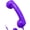 Purple, variant on Retro Ring Phone, Classic Vintage Design with Ergonomic Comfort Grip and Frosted Durable Earpiece, Universal USB-C, Plug-and-Play for Daily Calls