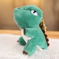 thumbnail image 2 of hirigin Cute Dinosaur Plush Doll, Mini Funny Animal Shape Stuffed Soft Toy Schoolbag Pendant Decoration, 2 of 2