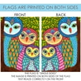 thumbnail image 5 of Toland Home Garden Owl Family Bird Owl Flag Double Sided 28x40 Inch, 5 of 5