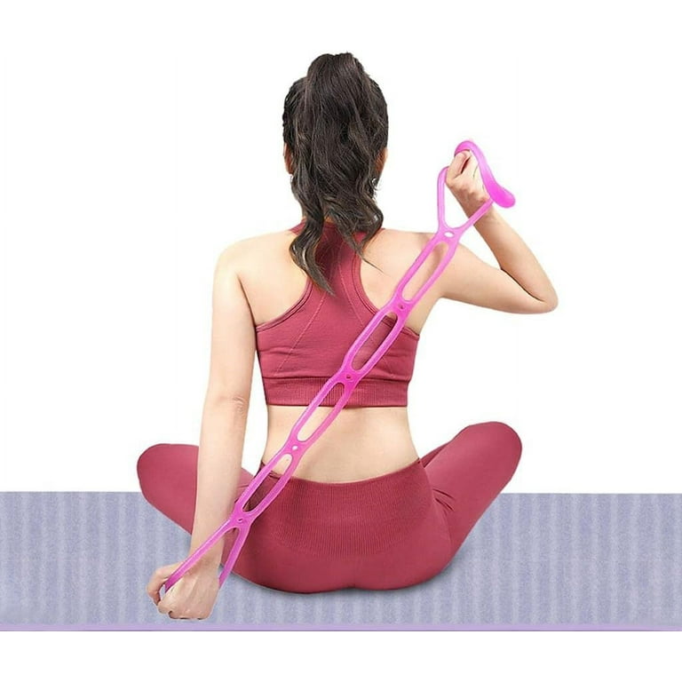 7 Ring Stretch Resistance Exercise Band Miracle Miles Band Yoga Stretching Arm Shoulders Foot Leg Butt Fitness Home Gym Physical Therapy Band Walmart