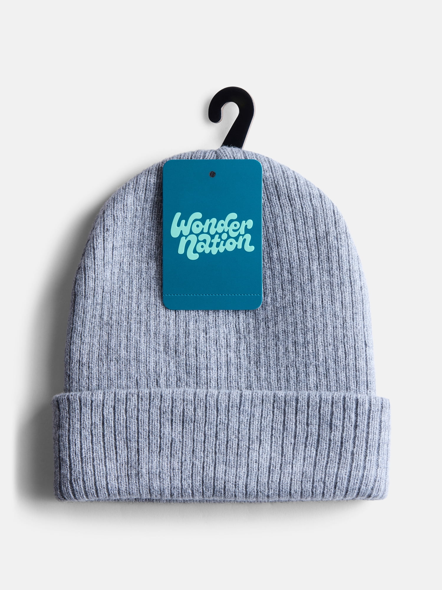 Wonder Nation Kids' Ribbed Beanie Hat