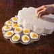 thumbnail image 5 of Set de 2 bandejas para huevos Deviled, cocina clásica, con tapa a presión, 5 of 6