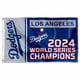 thumbnail image 1 of Bandera WinCraft, campeones del mundo de los Dodgers de Los Ángeles 2024, 90 x 150 cm, 1 of 6
