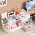 thumbnail image 5 of Skin Care Organizer,Makeup Desk Organizer with Drawers,Countertop Organizer for Cosmetics,Vanity Brush with Holder L, 5 of 5
