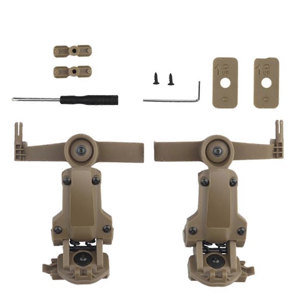 Helmet Rail Adapter for COMTAC3 ComTac Accessories, As Shown