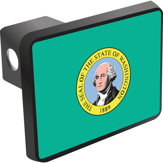 Washington State Flag Hitch Cover