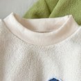 thumbnail image 4 of Chibenne Children's Girls Boys Fuzzy Outfits, Winter Clothes, Kids Fleece Long Sleeve Crewneck Tops and Pants 2-Piece Set Size 4T, 4 of 5