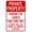 Warning Sign 2, variant on Private Property No Trespooping With Symbol Warning Sign - 8"x12", Security Metal Decor for Business, Office, Yard, Street, Road, Home, Pet Zones