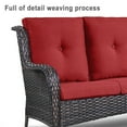 thumbnail image 3 of POCASSY 75" Wide Outdoor Patio Sofa with Cushions and Side Table, 3 of 5