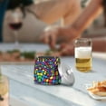 thumbnail image 5 of Yayeee Ashtray with Lid for Cigarette Smokeless Stainless Steel Home Ash Holder, Colorful Psychedelic, 5 of 7