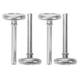 thumbnail image 1 of OULII 4 Pcs Rouleaux de Porte de Garage Argentés avec Roues de Remplacement de Tige pour un Fonctionnement Fluide et Silencieux, 1 of 8