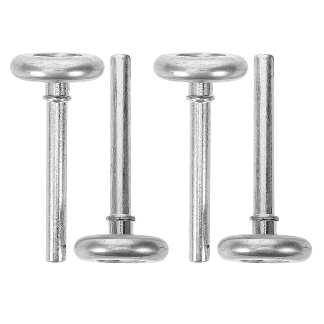OULII 4 Pcs Rouleaux de Porte de Garage Argentés avec Roues de Remplacement de Tige pour un Fonctionnement Fluide et Silencieux