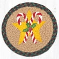 thumbnail image 1 of Capitol Importing 80-508SCC 10 x 10 Po MSPR-508 Étoile Canne à Sucre Imprimé Trivet Rond&44; Brun, 1 of 1