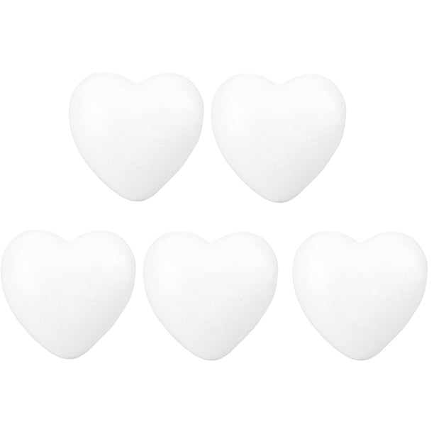 EeaseMX 10 piezas de corazón sólido para boda, manualidades DIY, adorno de corazón para San Valentín (corazón de 120 mm)