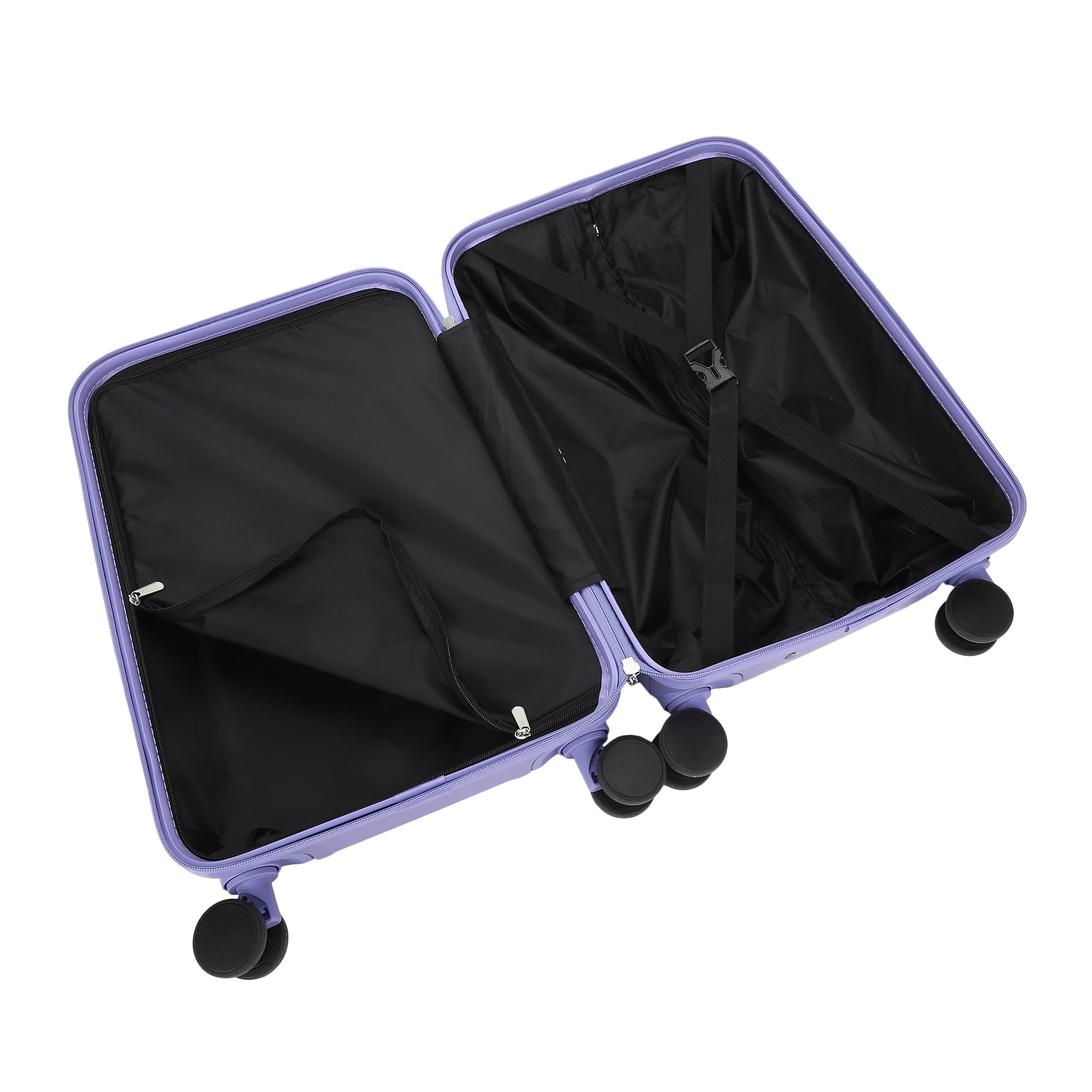 Kuromi Monochrome Character light weight 20" Rolling Luggage