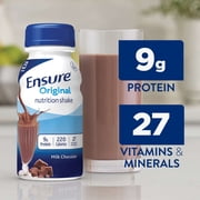 Ensure Original Nutrition Shake, 9g Protein, Milk Chocolate, 8 fl oz - 6 Pack