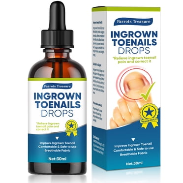 Ingrown Toenails Drops, Toenail Fungus Treatment Extra Strength for Restores Appearance of Discolored or Damaged Nails, Nail Fungus Nail Repair