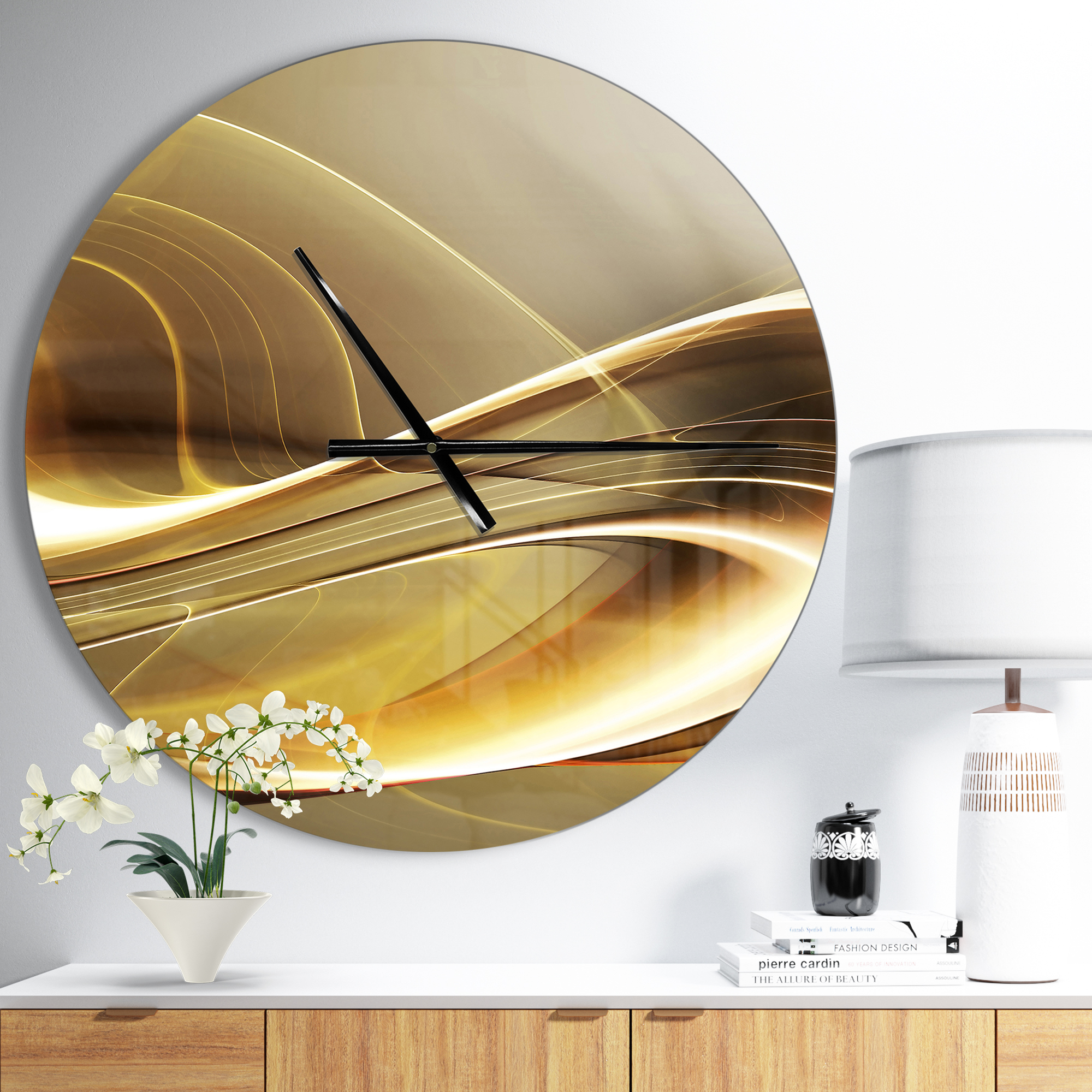 Designart 'Elegant Modern Sofa ' Modern wall clock - Walmart.com