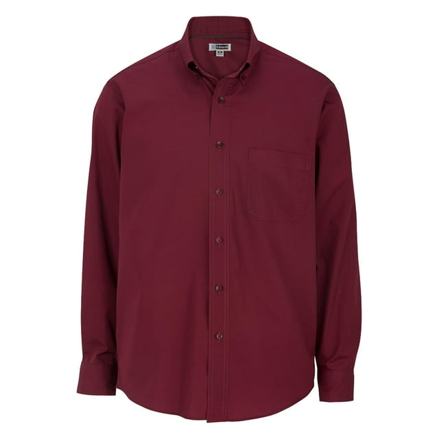 Edwards Men's Lightweight Long Sleeve Poplin Shirt