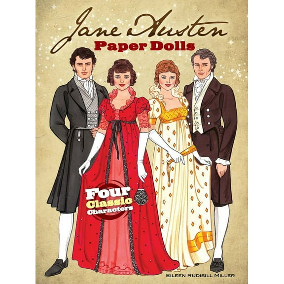 Jane Austen Paper Dolls : Four Classic Characters (Paperback)